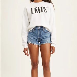 Levi shorts, 501 high rise